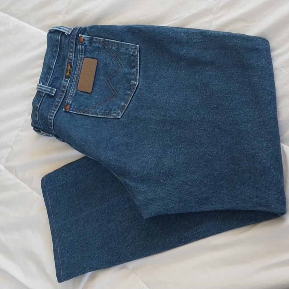 Vintage Wrangler Jeans Mens 34X27 Blue Denim Pants